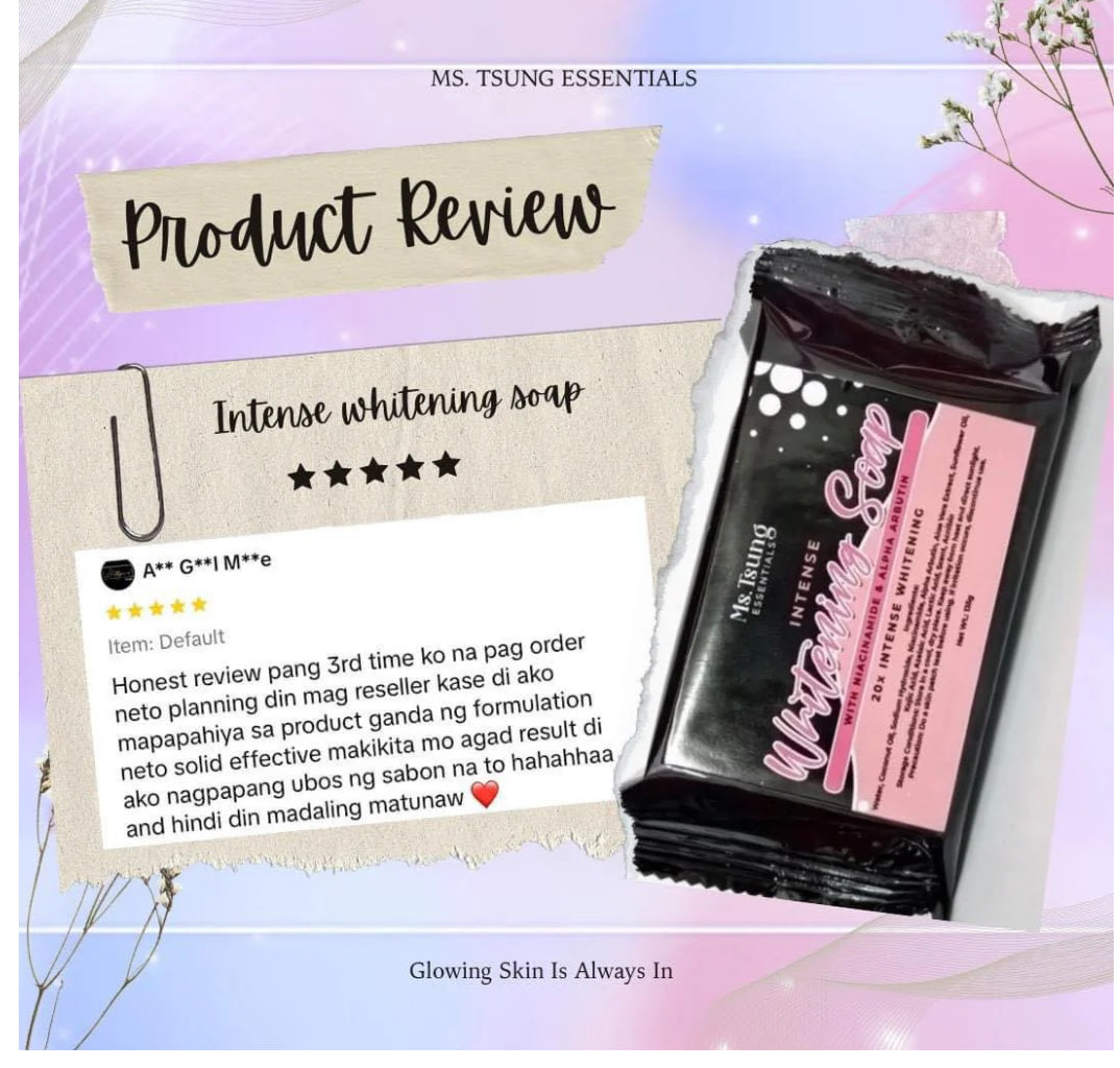 Ms tsung essentials Serum lotion & Whitening soap - BUNDLE