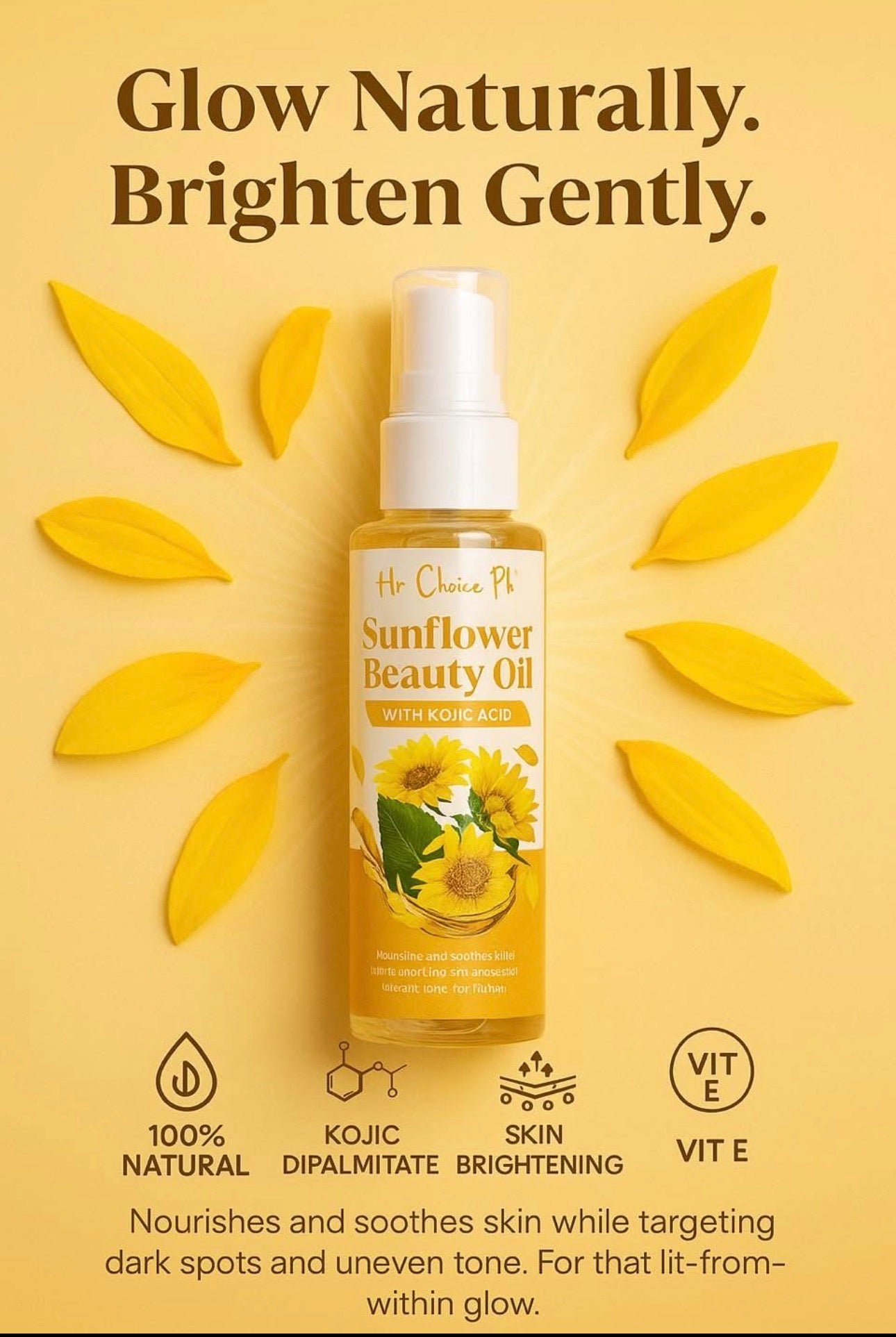 HER CHOICE SUNFLOWER BEAUTY OIL 100ml