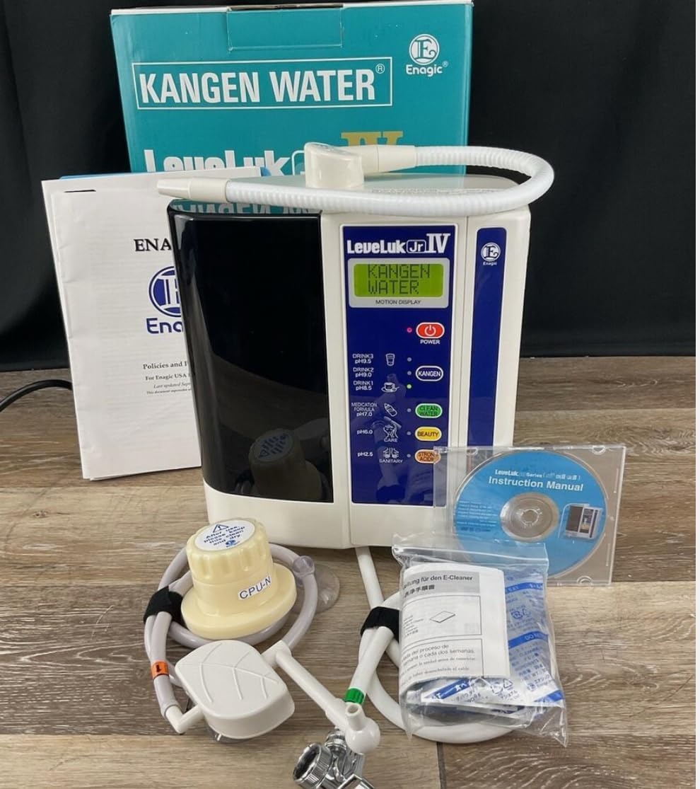 LevelukJr IV Kangen Water Ionizer, Motion Display, Drinking Water Settings