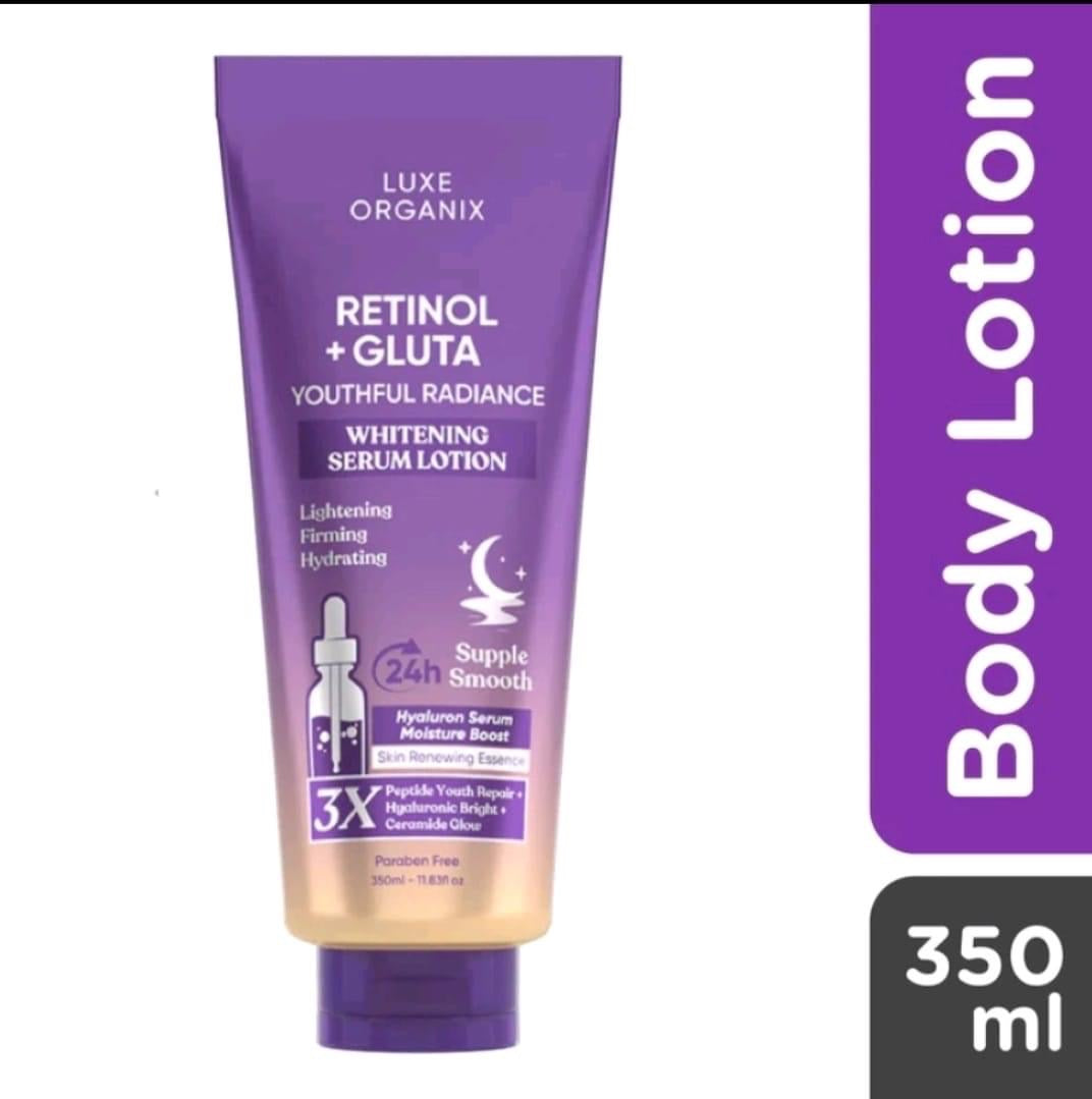 Luxe Organix - Retinol + Gluta Whitening Serum Lotion 350ML