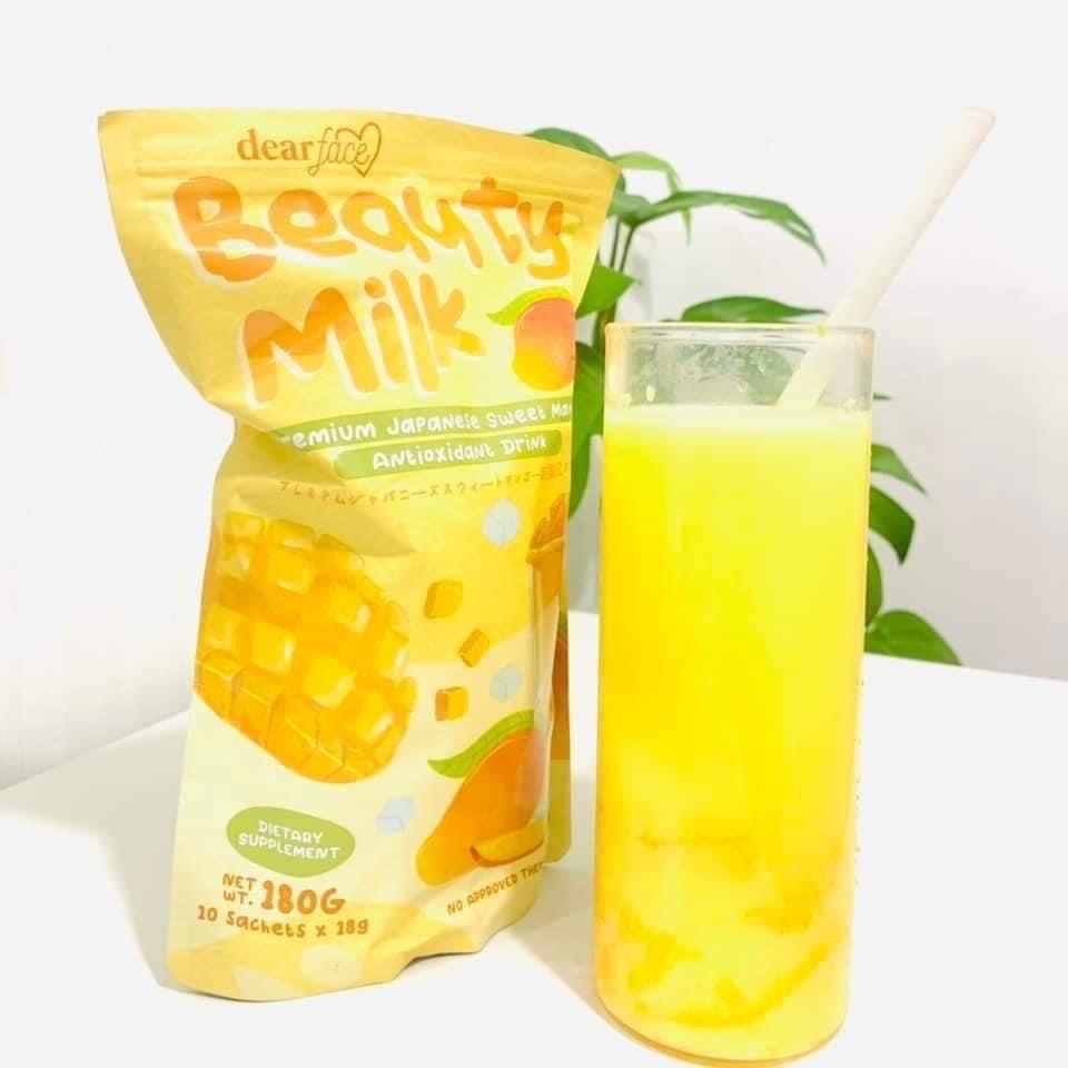 Dear Face - Beauty Milk Premium Japanese Sweet Mango Anti-Oxidant Drink (10x 18g)