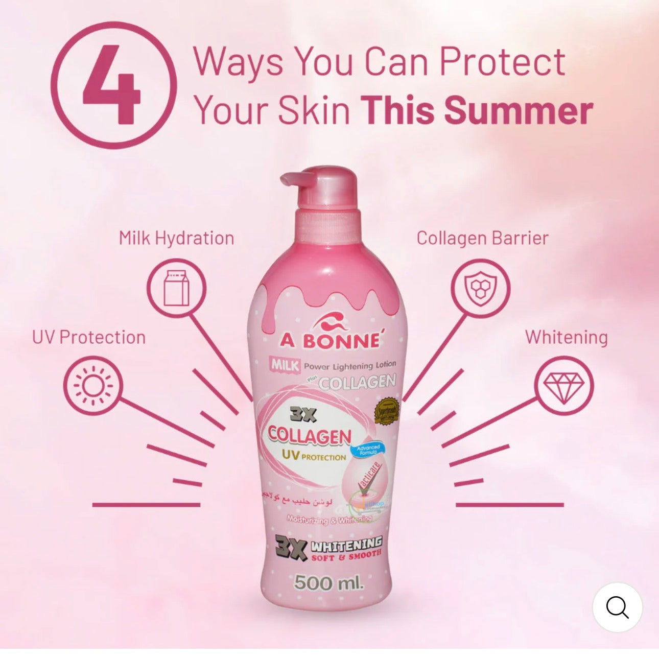 A Bonne Milk & Collagen Lotion 500ml