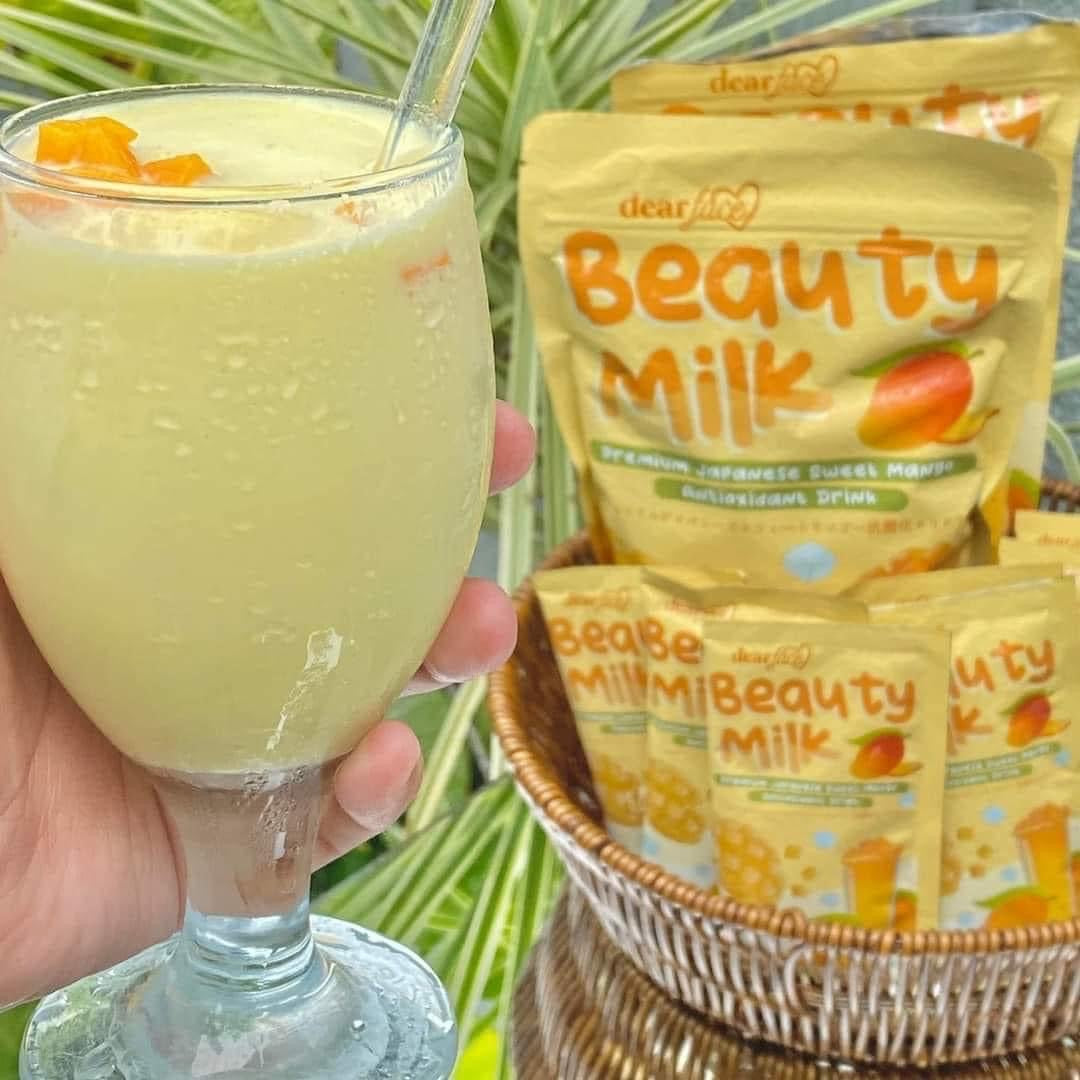 Dear Face - Beauty Milk Premium Japanese Sweet Mango Anti-Oxidant Drink (10x 18g)