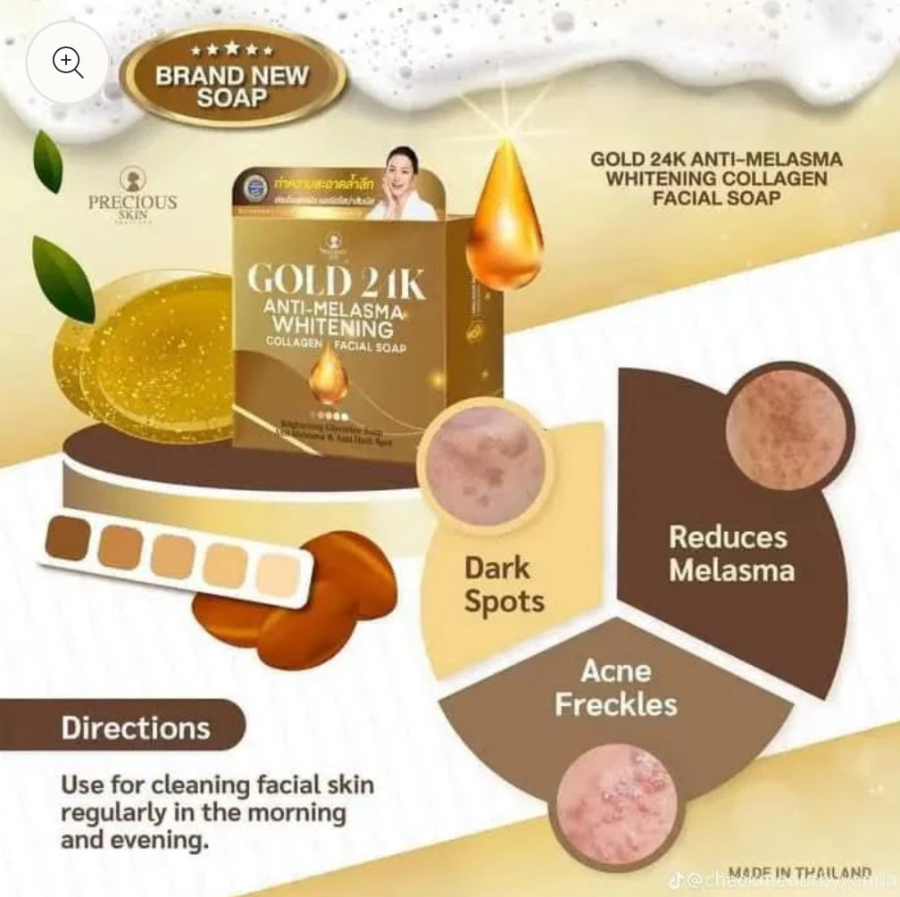 Gold 24K Anti Melasma Soap
