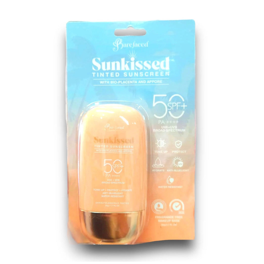 BAREFACED-Sunkissed Tinted Sunscreen SPF50 PA+++, 50g