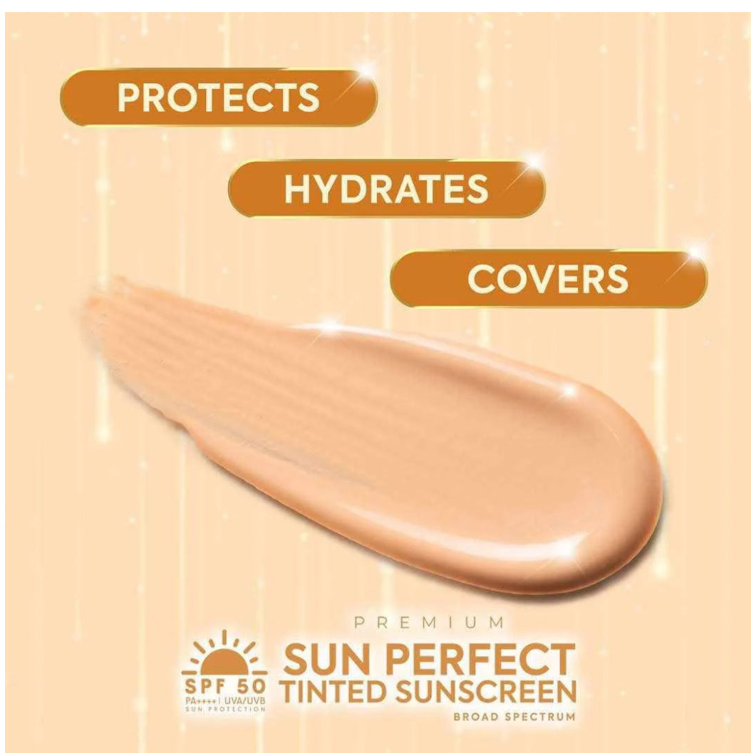 HIKARI SKIN - Premium sun Perfect Tinted Sunscreen SPF50 -50g