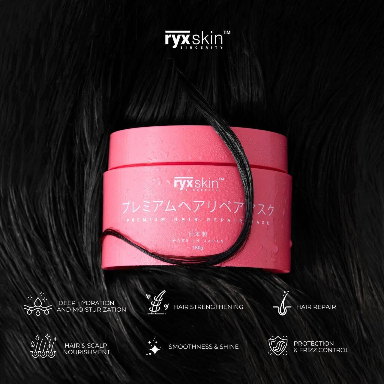 Ryxskin - Premium Hair Repair mask - made in japan 180mg