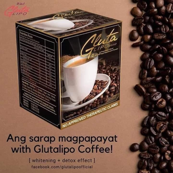 Glutalipo Coffee (10sachet/box) - Shop Essential Skin Care Products online | Natural Organic skin care products | ROSYSKIN ESSENTIALS LLC