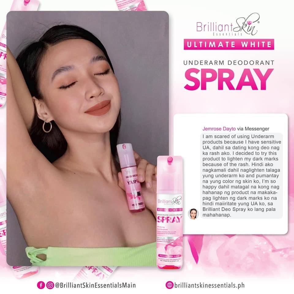 Brilliant Skin Essentials Underarm Deo Spray 50ml - Shop Essential Skin Care Products online | Natural Organic skin care products | ROSYSKIN ESSENTIALS LLC