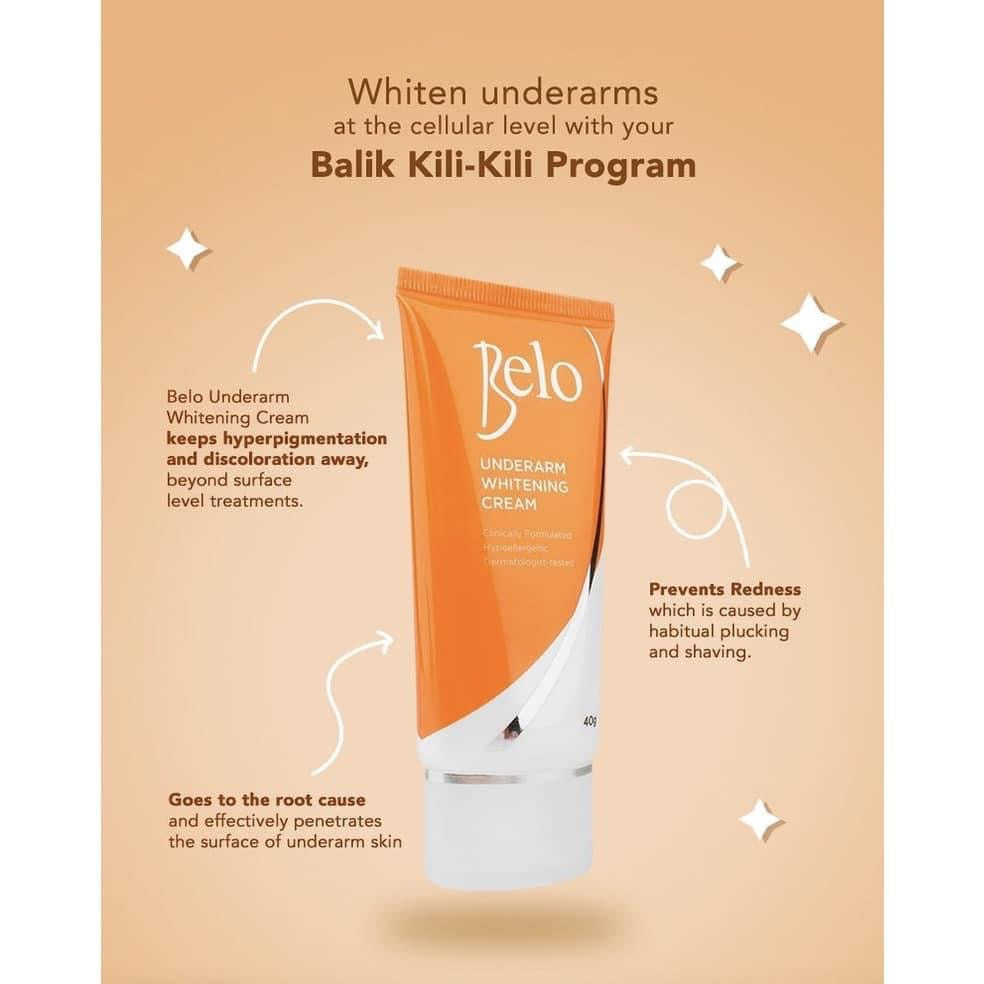 Belo Underarm whitening Cream 40g - Shop Essential Skin Care Products online | Natural Organic skin care products | ROSYSKIN ESSENTIALS LLC