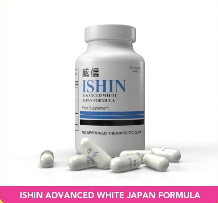 ISHIN GLUTATHIONE ADVANCED WHITE JAPAN FORMULA 60CAPS/BTL - Shop Essential Skin Care Products online | Natural Organic skin care products | ROSYSKIN ESSENTIALS LLC