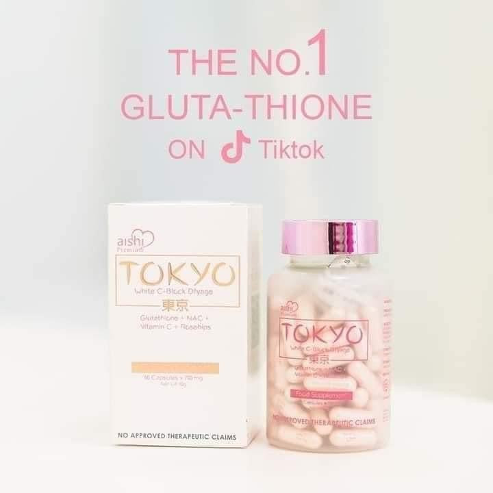 Aishi- TOKYO White | Block Dfyage | Glutathione 60caaps