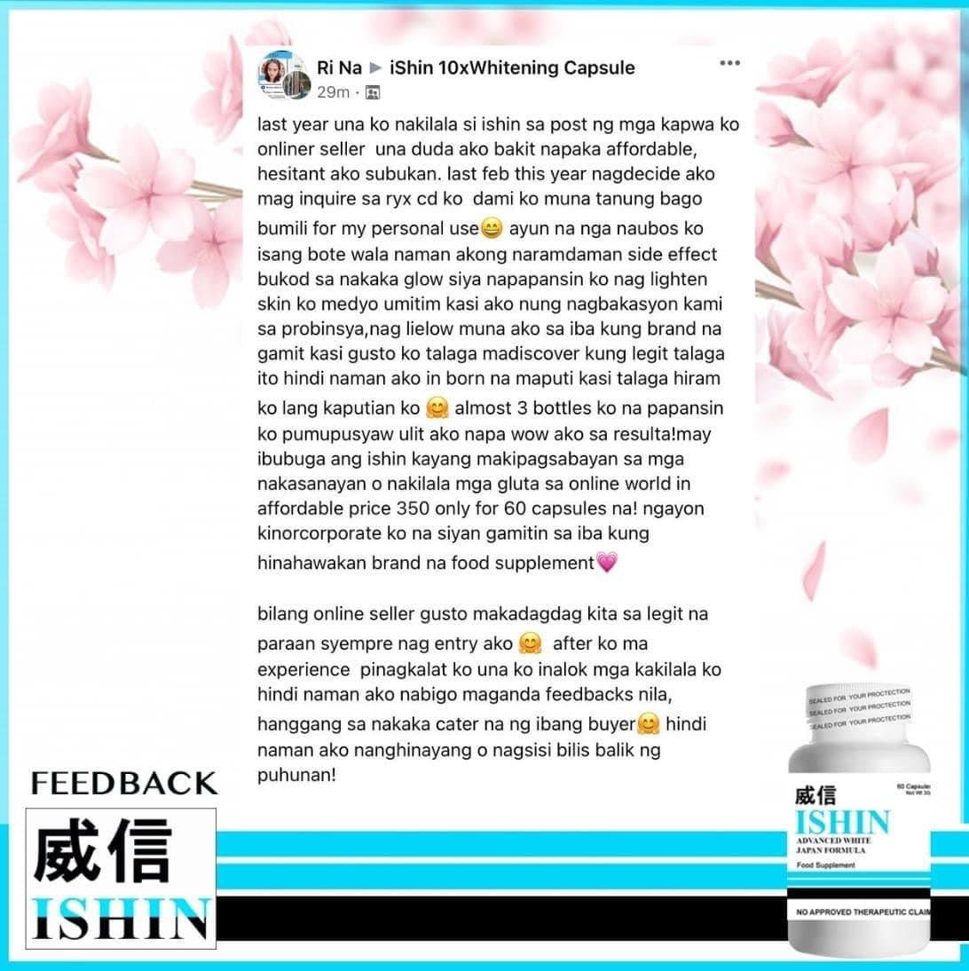 ISHIN GLUTATHIONE ADVANCED WHITE JAPAN FORMULA 60CAPS/BTL - Shop Essential Skin Care Products online | Natural Organic skin care products | ROSYSKIN ESSENTIALS LLC