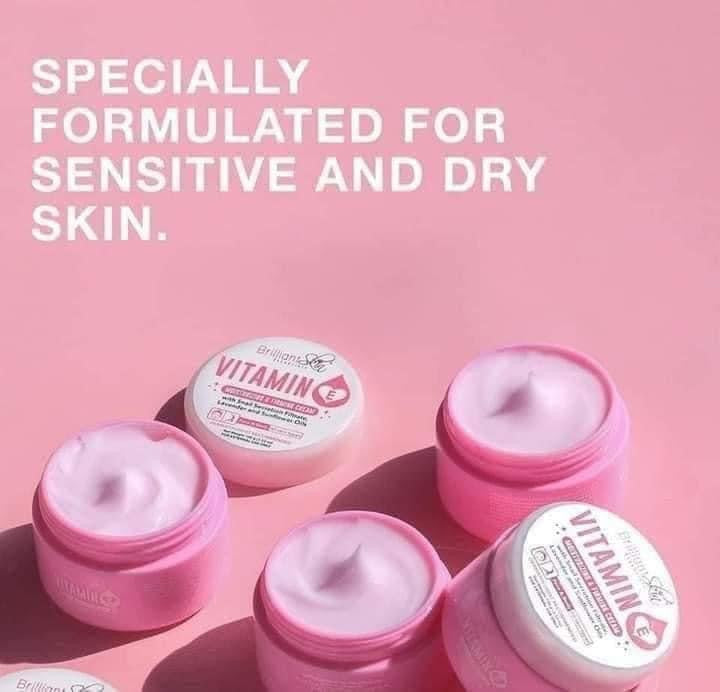 Brilliant skin essential Vitamin E moisturizing & Firming cream 100g - Shop Essential Skin Care Products online | Natural Organic skin care products | ROSYSKIN ESSENTIALS LLC