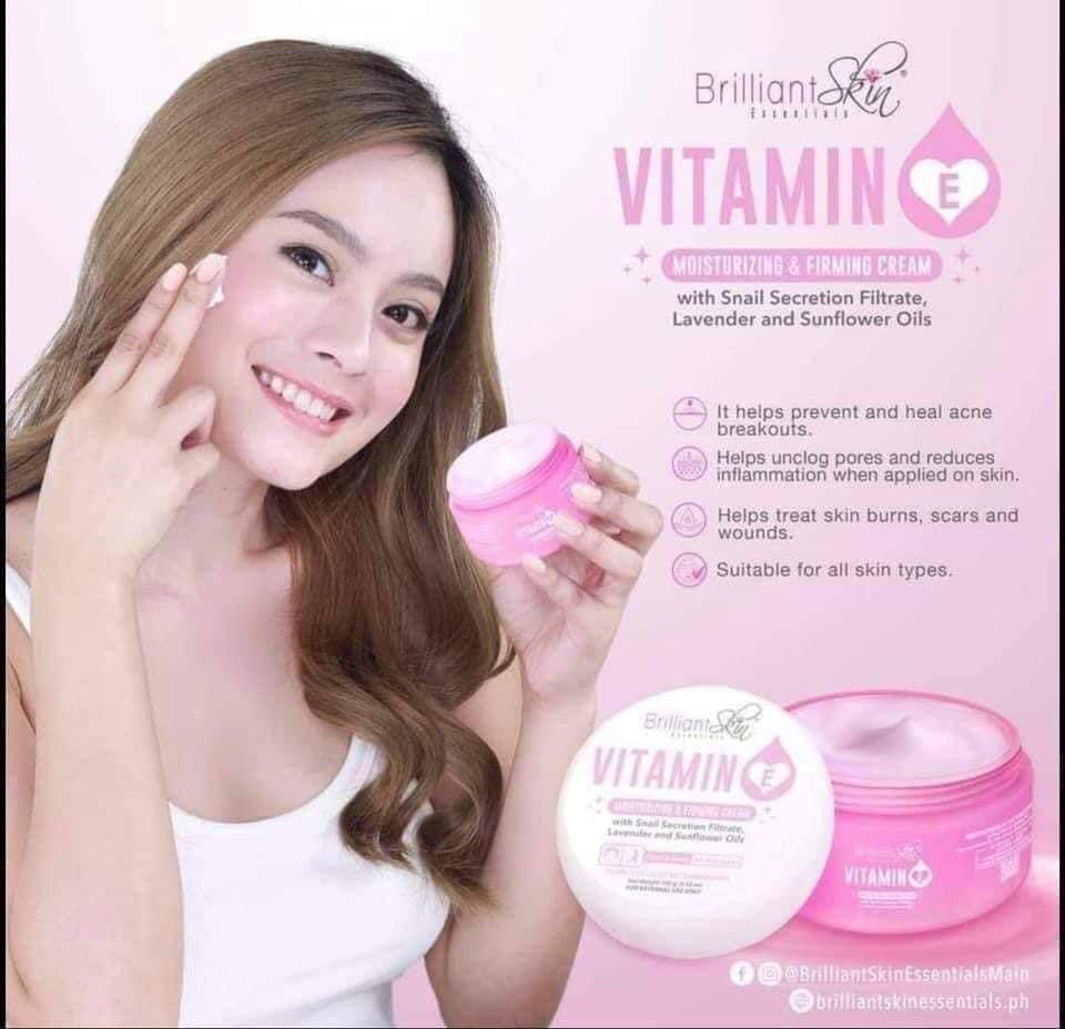 Brilliant skin essential Vitamin E moisturizing & Firming cream 100g - Shop Essential Skin Care Products online | Natural Organic skin care products | ROSYSKIN ESSENTIALS LLC