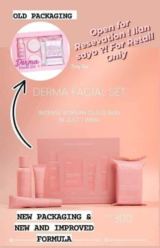 Fairy Skin- Derma Facial Set (all new pack)