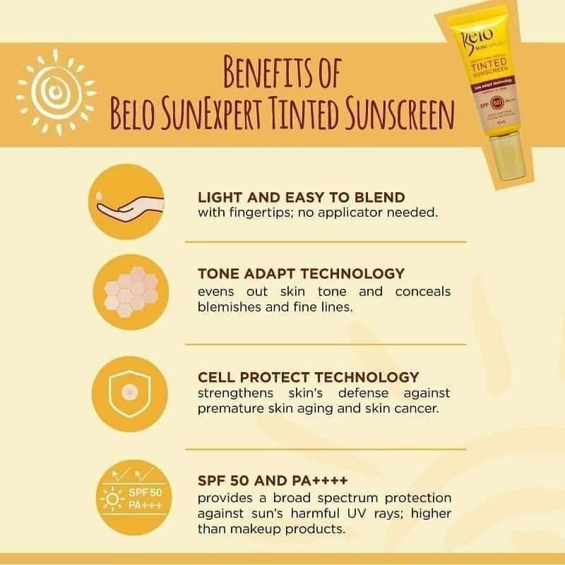 Belo SunExpert Tinted Sunscreen SPF50 PA++++ 50ML