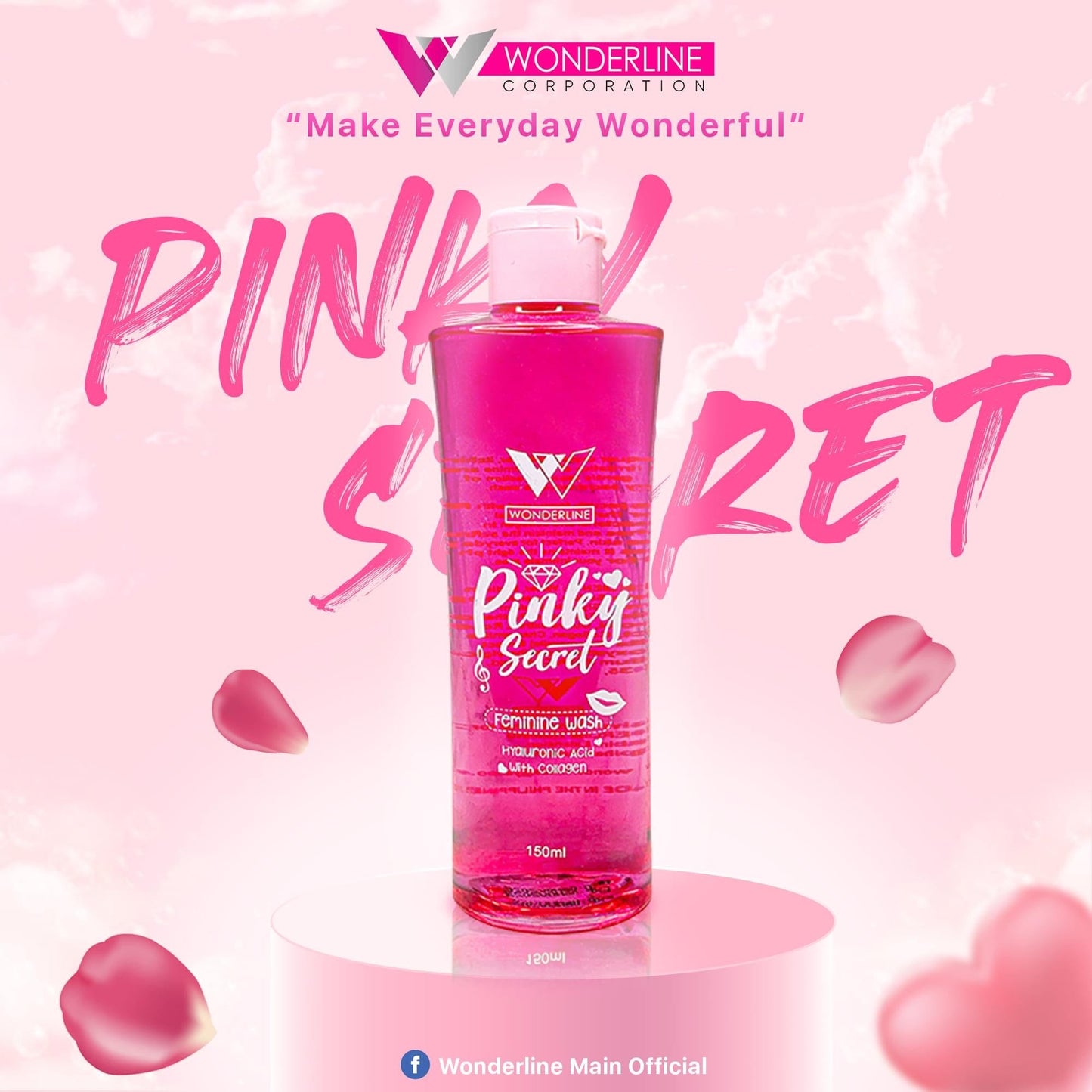PINKY Feminine Wash 150ml - Shop Essential Skin Care Products online | Natural Organic skin care products | ROSYSKIN ESSENTIALS LLC