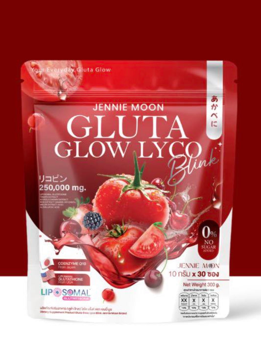 Jennie Moon Gluta Glow Lyco drink 30 sachets