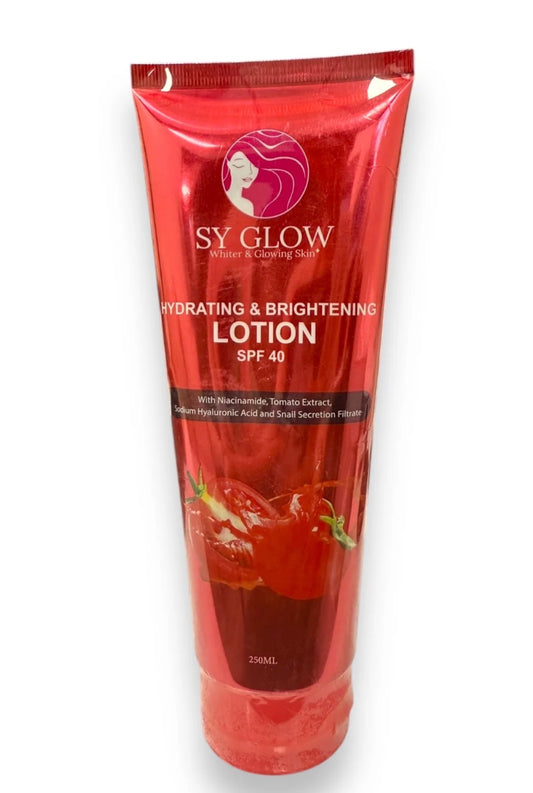 SY GLOW Hydrating and Brightening Lotion SPF 40 (250ml)