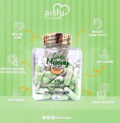 Gluta Melony Advanced White L-Glutathione 60 Capsules