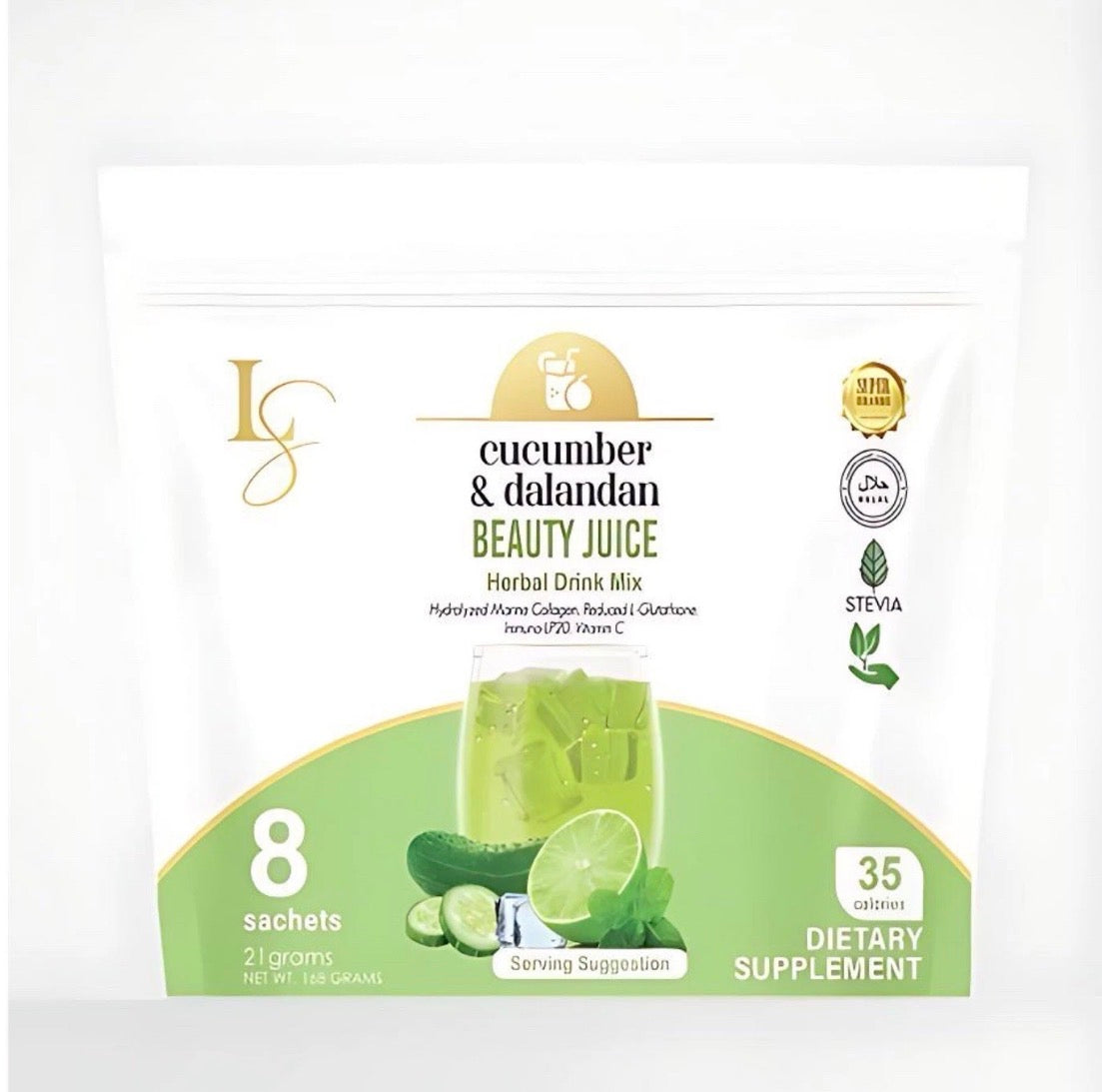 Luxe Slim Cucumber & Dalandan Beauty Juice 8 sachets