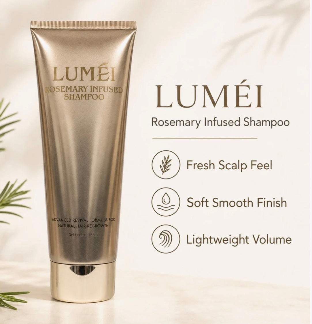 LUMÉI Rosemary Infused Shampoo & Conditioner, 255ml