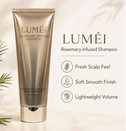 LUMÉI Rosemary Infused Shampoo & Conditioner, 255ml