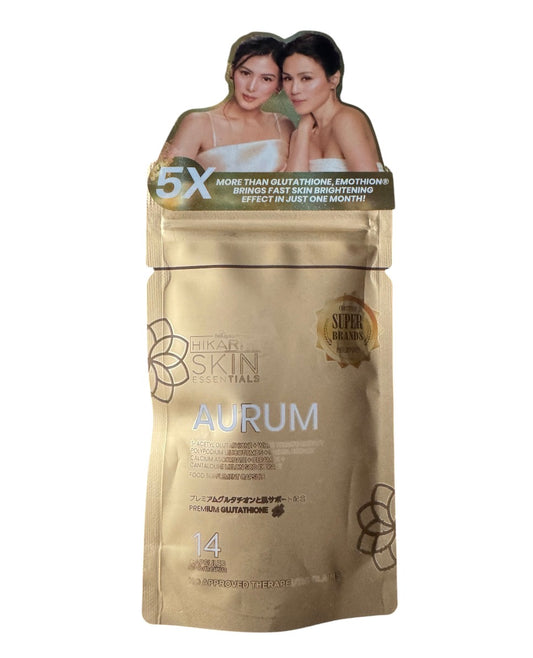 Hikari Skin Essentials - AURUM Glutathione 14 capsules ( sachet )