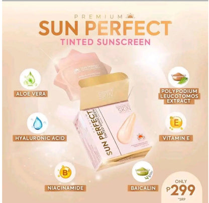 HIKARI SKIN - Premium sun Perfect Tinted Sunscreen SPF50 -50g