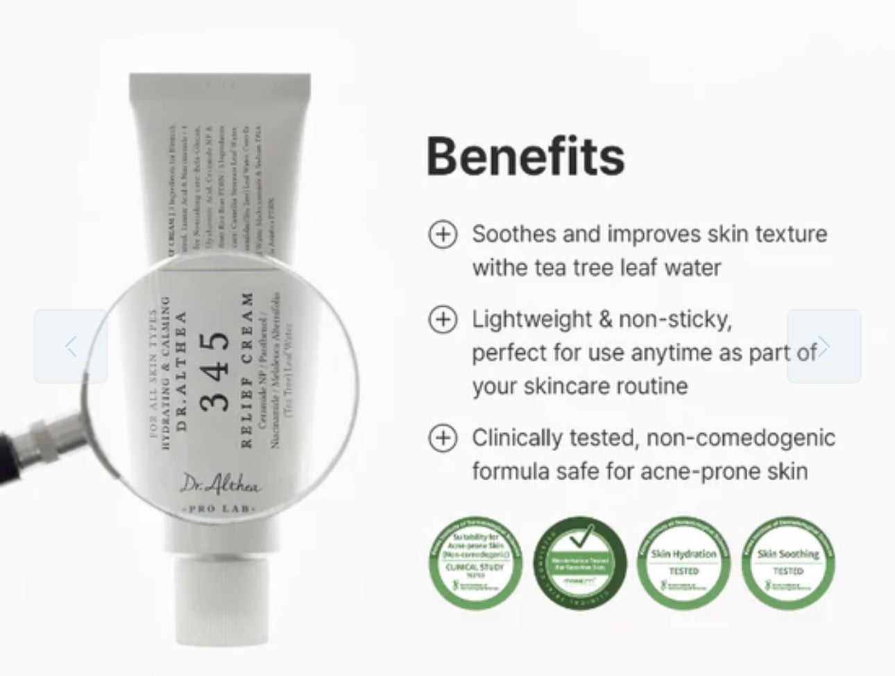 Dr.Althea 345 Relief Cream - 1.69 Fl Oz (Pack of 1)