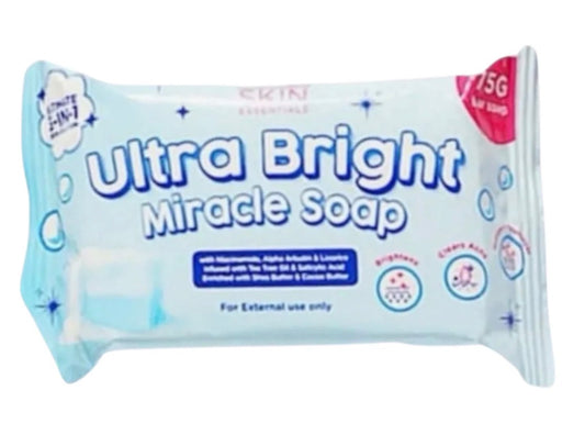 Hikari Skin Essentials UltraBright Miracle soap -Daily Gentle Cleansing soap Bars for Smooth and Radiant Skin.