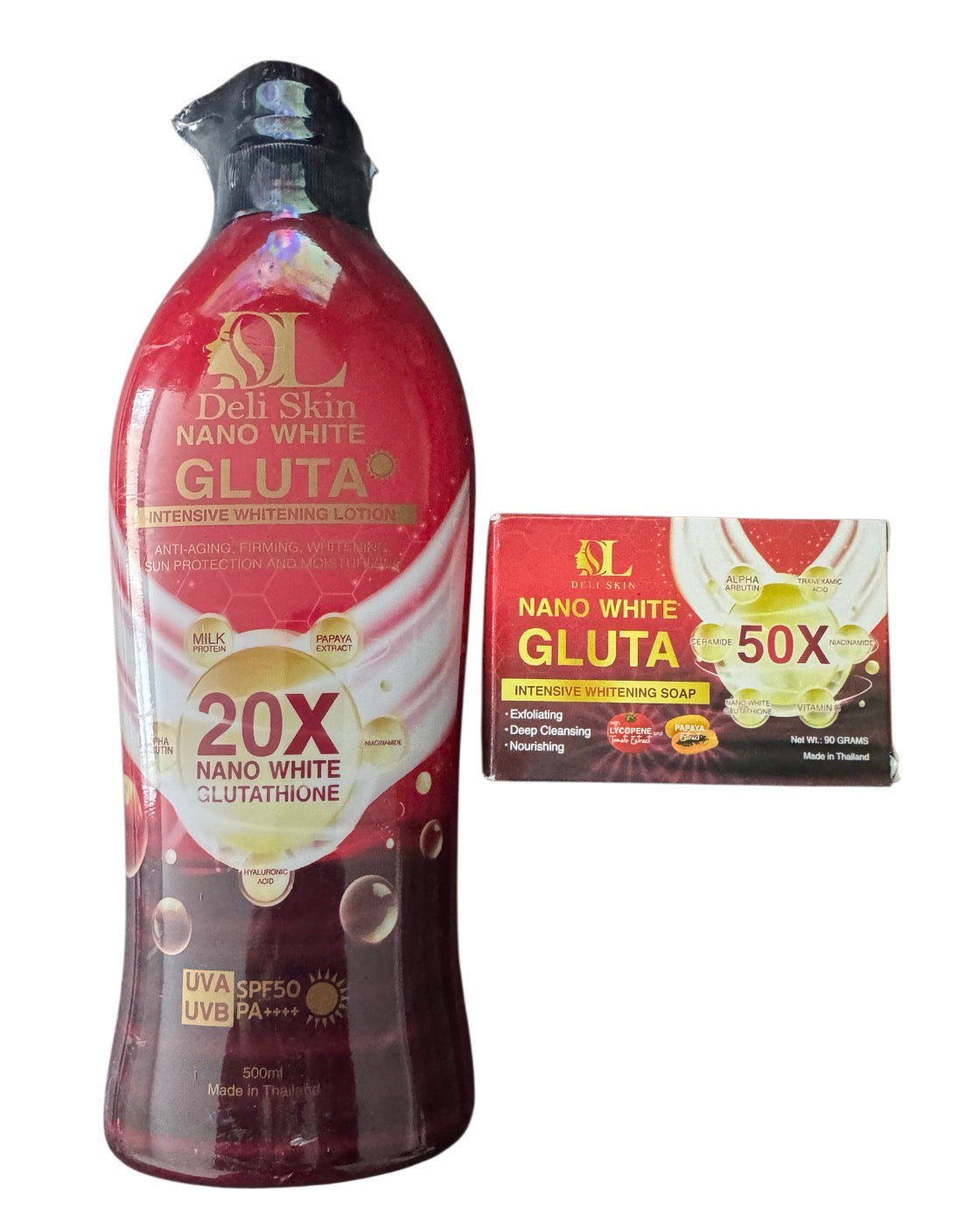 Deli lotion & Soap Red