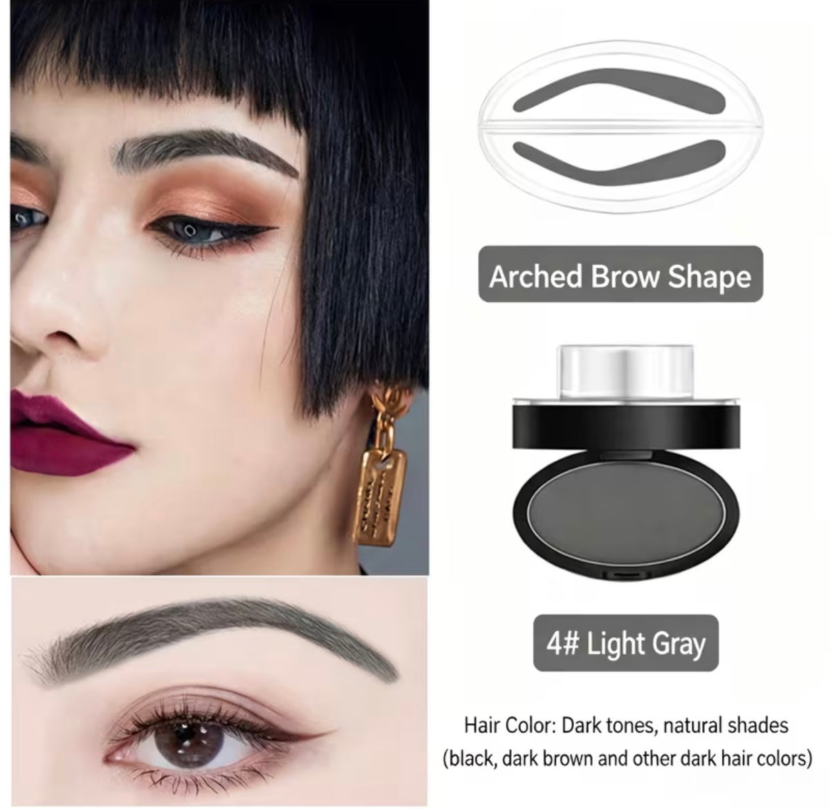Waterproof Eyebrow Stamp
