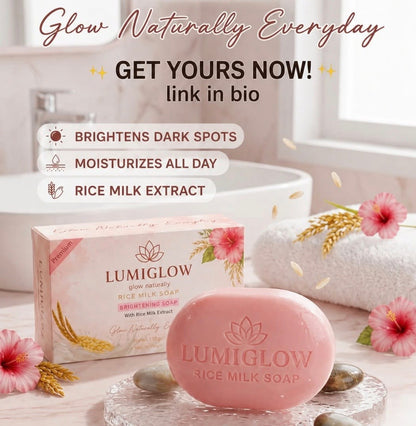 Lumiglow Rice Milk Soap 120g