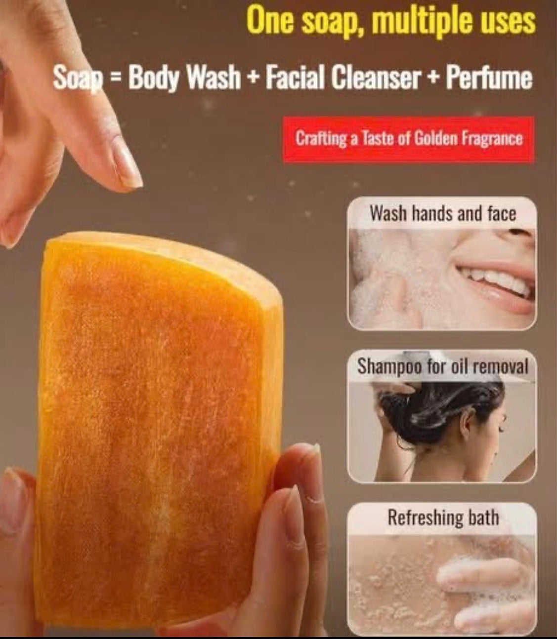 Simisi Quicksand Gold Soap (100g)