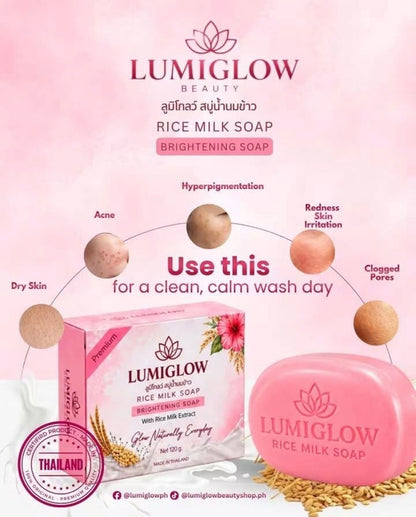 Lumiglow Rice Milk Soap 120g