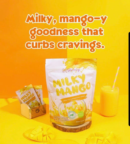 Cris Cosmetics Milky Mango Glutathione and Collagen Drink 10 Sachets