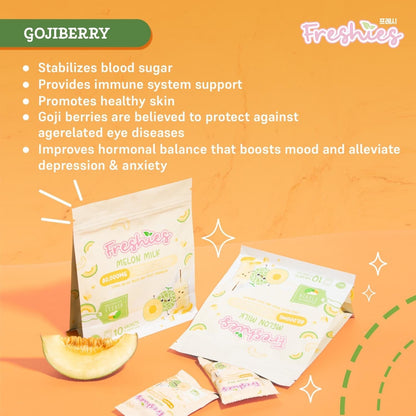 JUJU GLOW - Freshies Melon Milk 10 x 21g