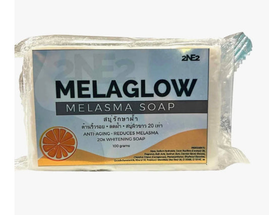 2NE2 Melaglow Melasma Soap 100g – Thai Skin Clarifying & Nourishing Soap for Dark Spots Support