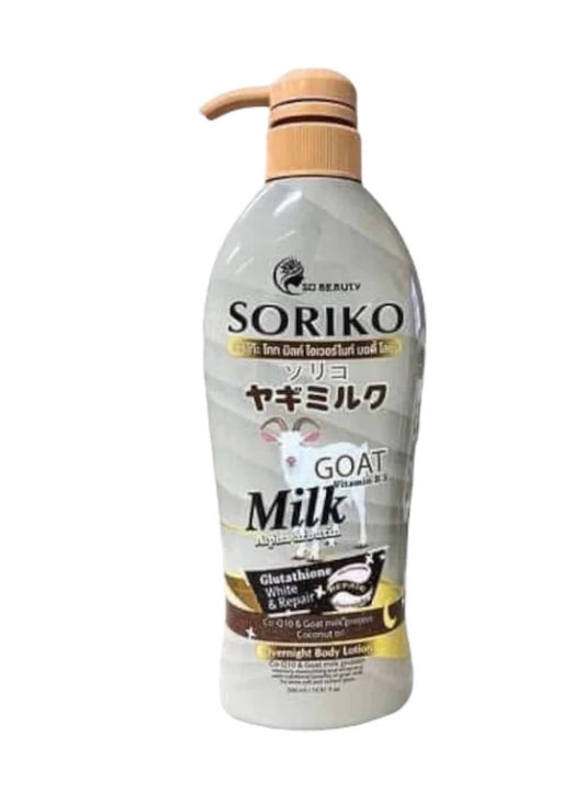SORIKO - Goat milk lotion glutathione (White & Repair )- 500ml