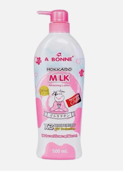 A Bonne Hokkaido Milk Nanowhite Gluta Lotion 500ml
