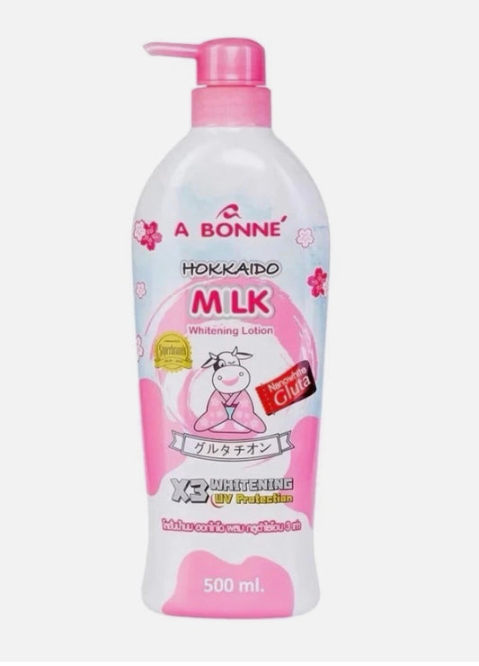 A Bonne Hokkaido Milk Nanowhite Gluta Lotion 500ml