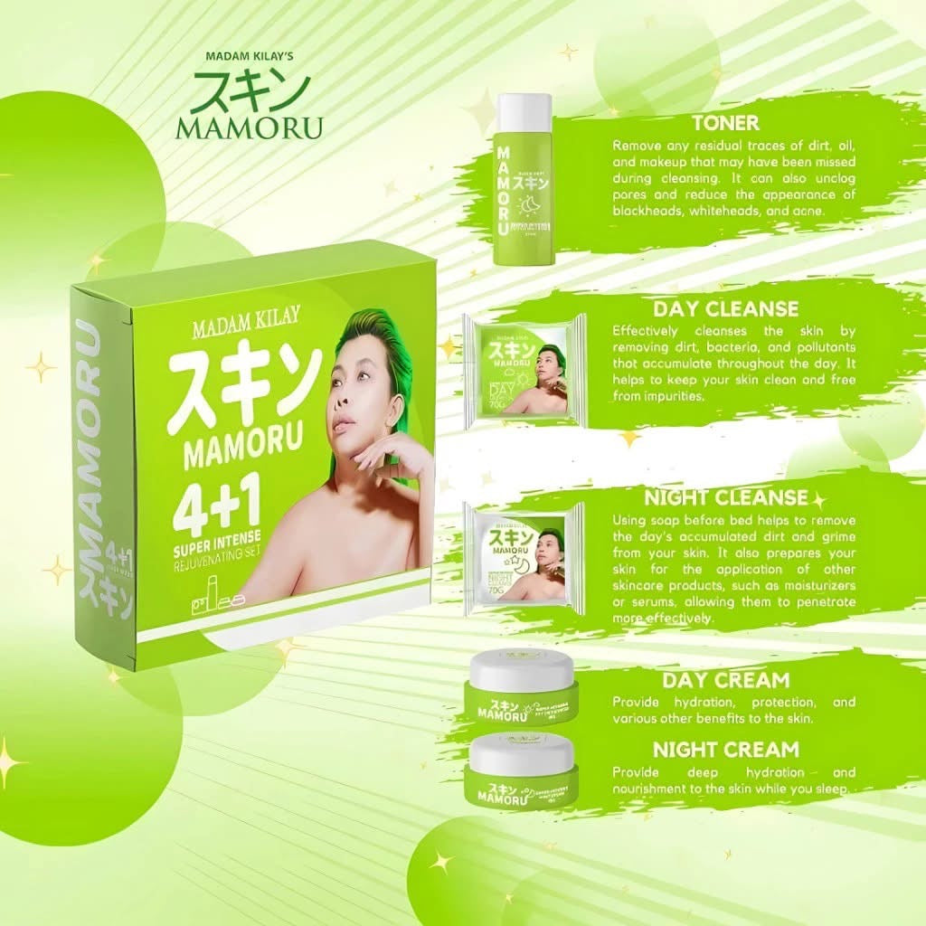 Madam kilay Mamoru 4 +1 super intense Rejuvenating set