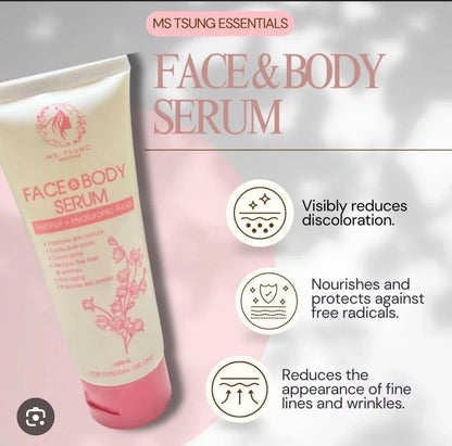 MS. TSUNG ESSENTIALS Face & Body Serum Retinol 100ml