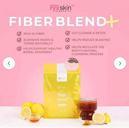 RYX SKIN SINCERITY, FIBER BLEND+ HONEY LEMON POWDERED JUICE 20G X10 SACHETS