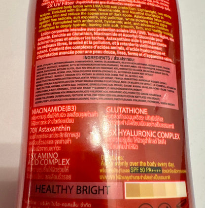 Soriko Gluthathione Healthy Bright Hydroxy Acids 50 spf 500ml