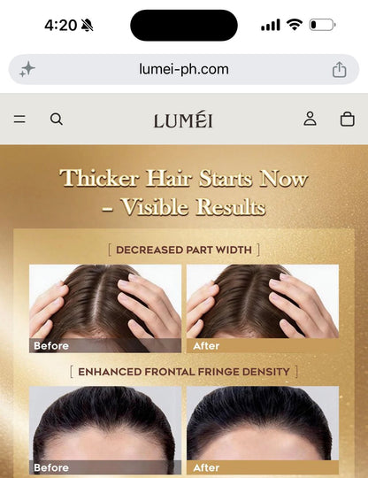 LUMÉI Rosemary Infused Hair Growth Support Serum Caffeine Glycerin Diaminopy-rimidine oxide Advanced Root Renewal Formula 30ml