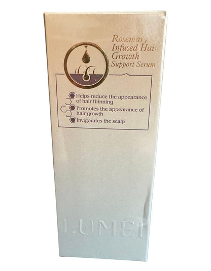 LUMÉI Rosemary Infused Hair Growth Support Serum Caffeine Glycerin Diaminopy-rimidine oxide Advanced Root Renewal Formula 30ml