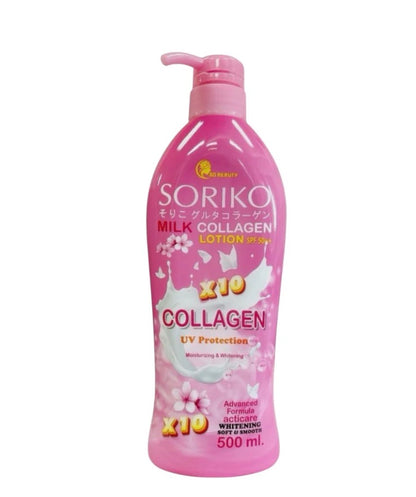 SORIKO - Milk Collagen Lotion With SPF 50 PA+++ -500ml